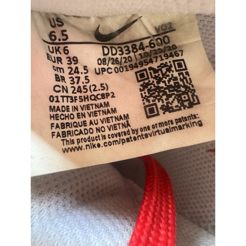 Nike Air Force 1 Low 07 QS Valentine’s Day Love Letter Pink Red DD3384-600 Suede - Picture 9 of 16